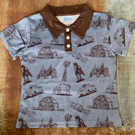 brigalow_kids_farm_print_polo_shea_baby_kids_shirt